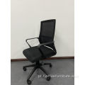 Preço EX-fábrica Cadeira giratória Office Mesh Móveis de tecido preto assento